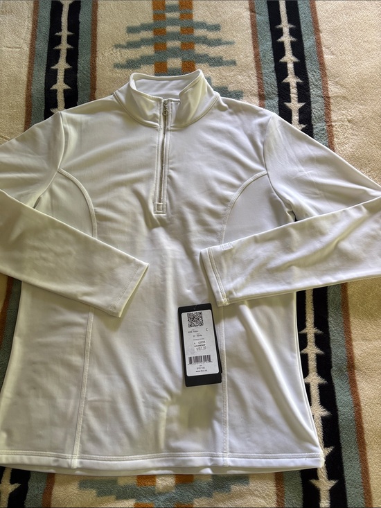 NILS Tops - Women’s Nils   New with tags Size large Quarter-Zip Performance Sweater - White